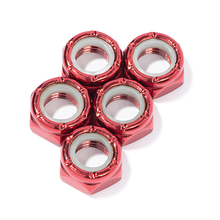 Load image into Gallery viewer, Defiant Upgrades SKATEBOARD Axle Nuts Hardware( 4 Set)