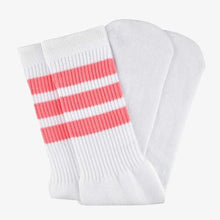 Load image into Gallery viewer, Triple Stripes Knee High Skater Tube Socks