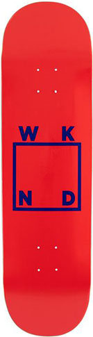 WKND TEAM LOGO RED/BLUE DECK 8.37