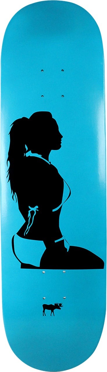 Moose Deck Girl Silhouette Blue 8.5