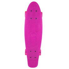 Load image into Gallery viewer, Street Surfing Plastic Cruiser Beach Board Glow Pink