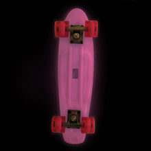 Load image into Gallery viewer, Street Surfing Plastic Cruiser Beach Board Glow Pink